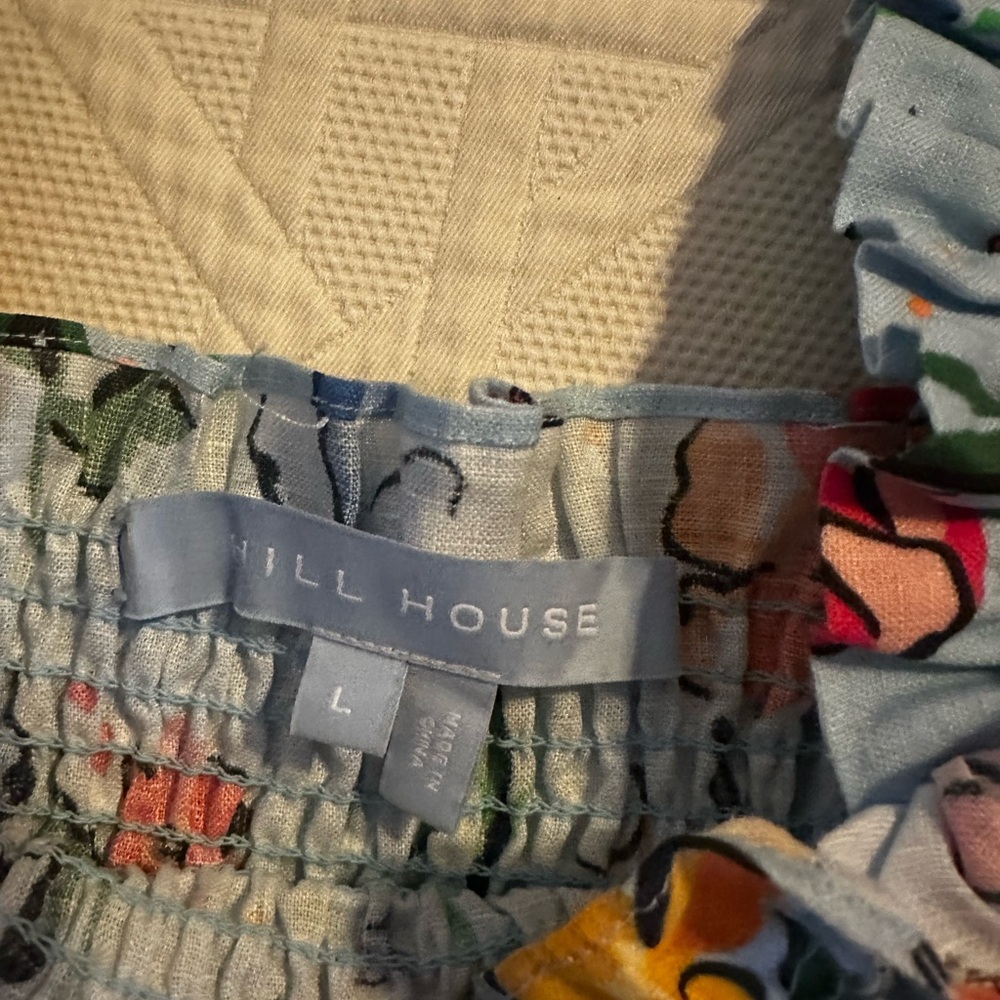Hill House Multicolor Floral Smocked Garment